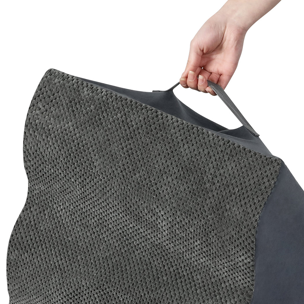 Pawz 3 Steps Pet Stairs Dog Ramp High Density Foam Grey-1954802479782825989