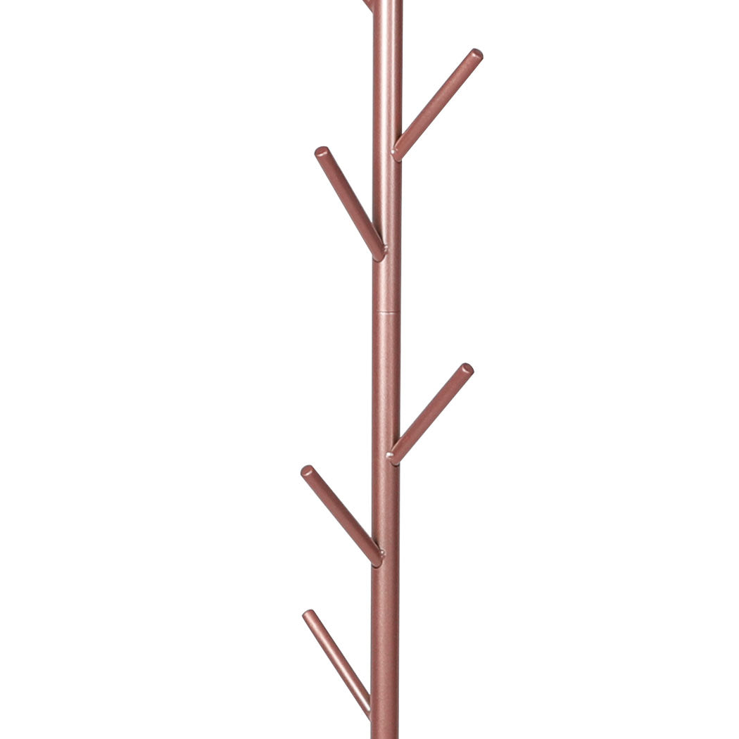 Levede Coat Rack Hat Clothes Stand Hanger Rose Gold Rose Golden-1954803010026737669