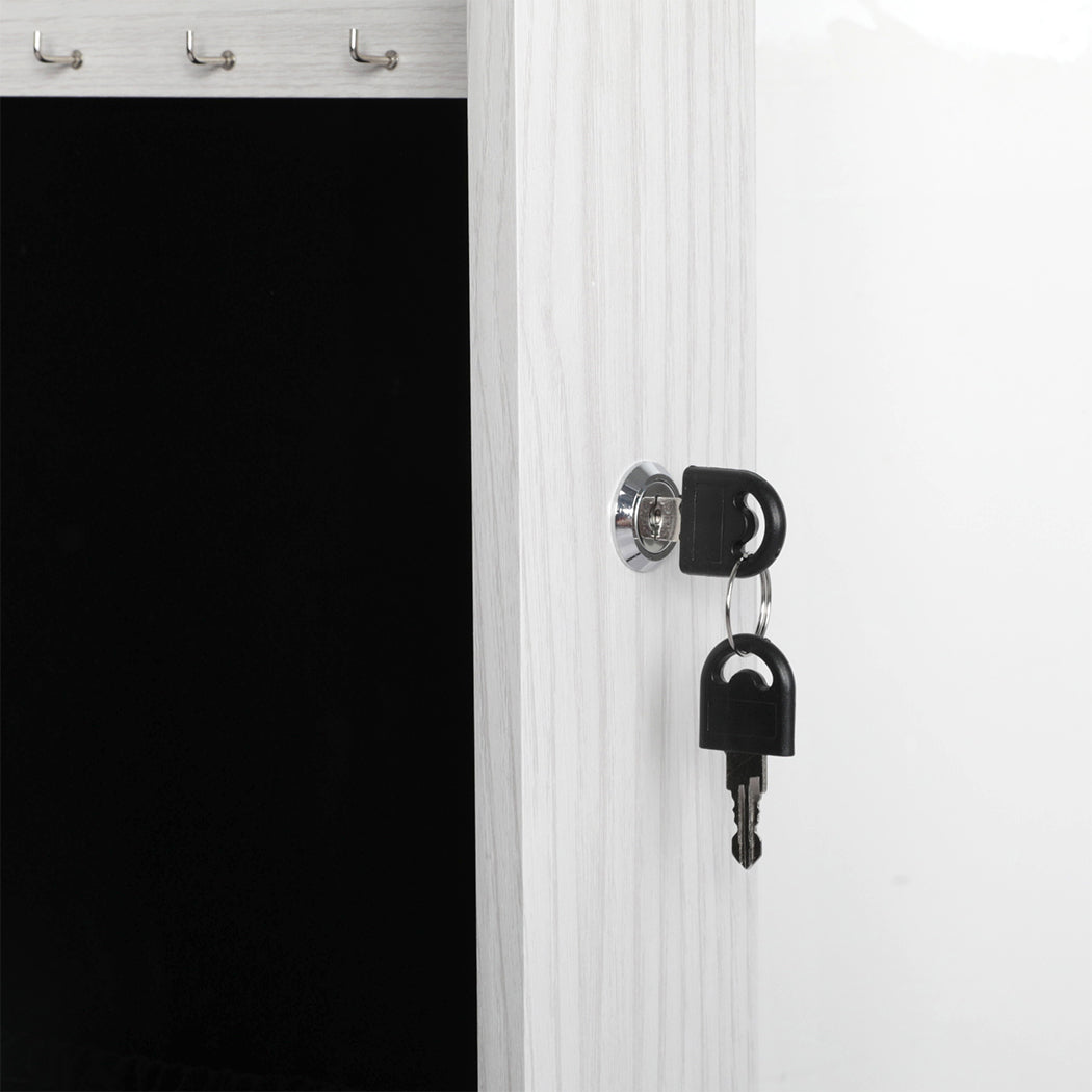 Levede Mirror Jewellery Cabinet LED-1954802757206675461