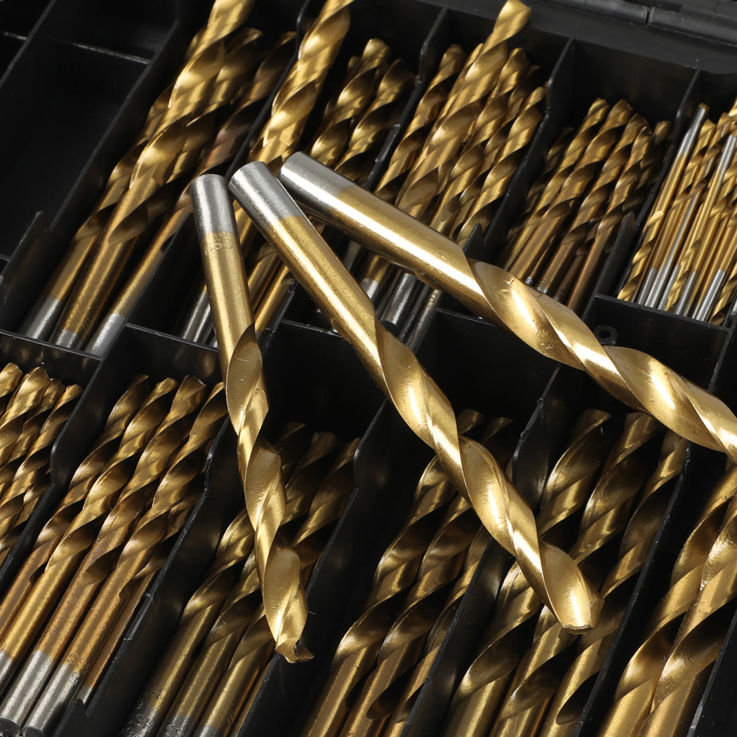 Traderight Drill Bits Set HSS 1mm-10mm-1910113112040804357