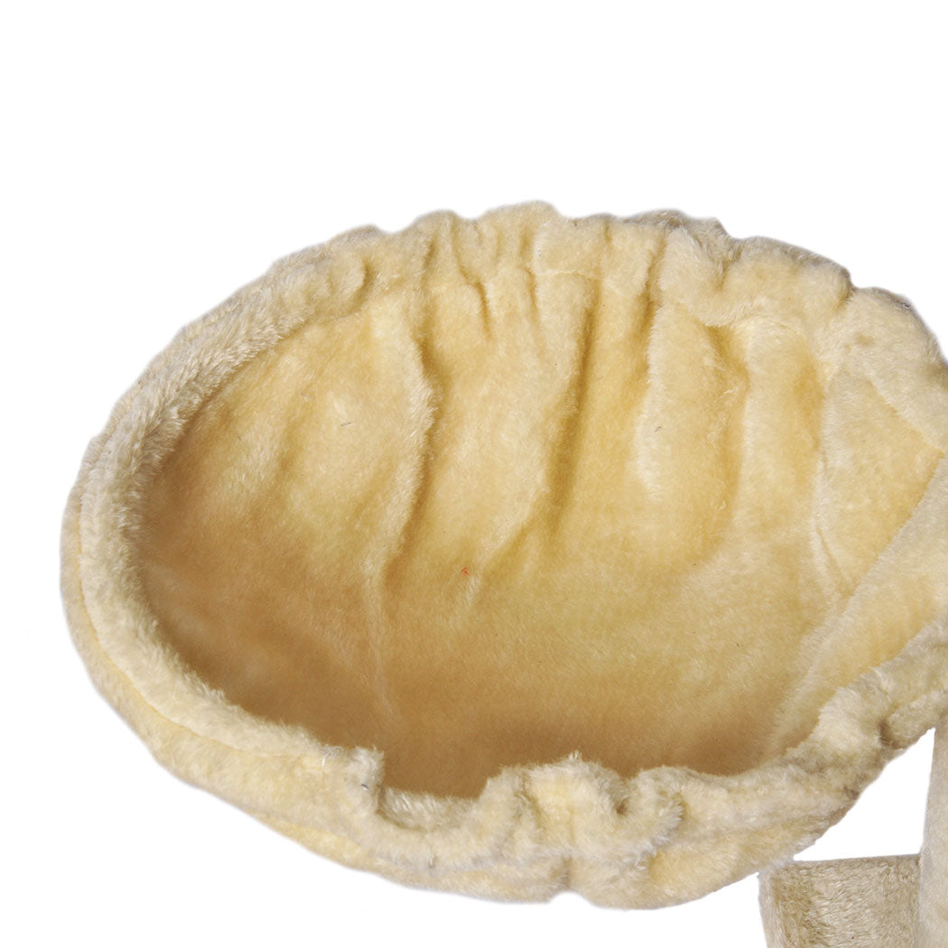 PaWz Cat Tree Toy Scratching Post Scratcher Beige-1954802766308315141