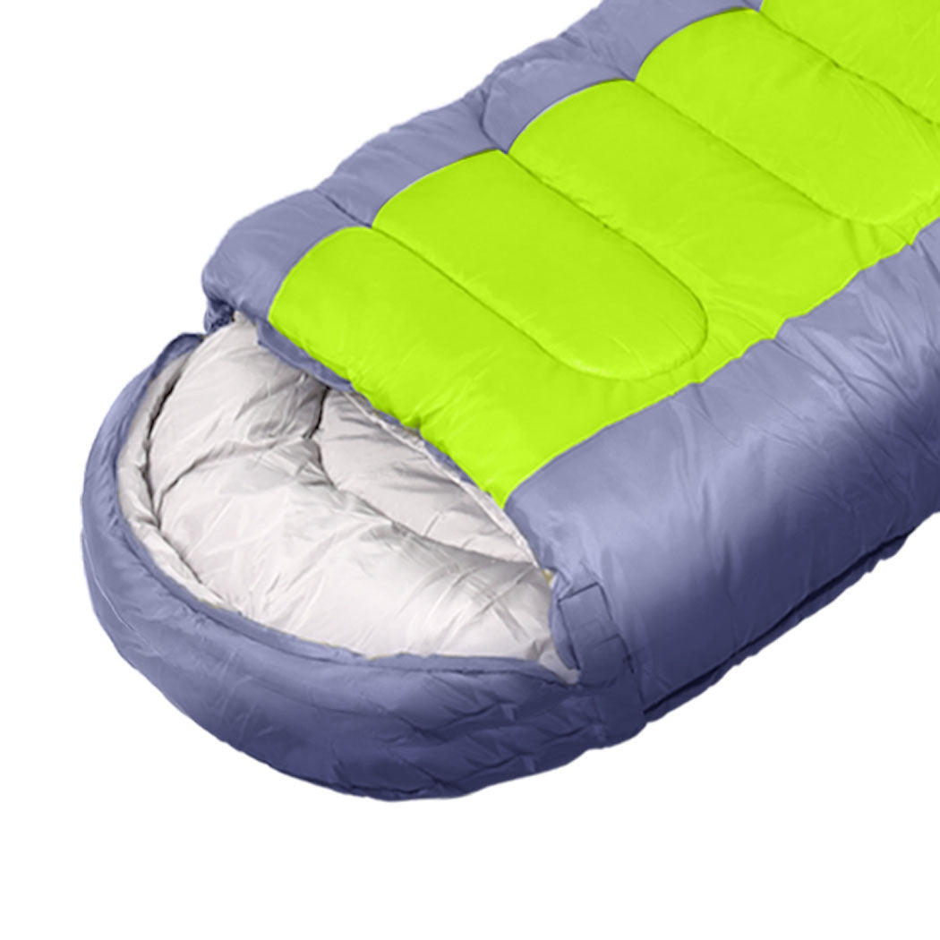 Mountview Sleeping Bag Outdoor Camping Grey-1954802650184814597