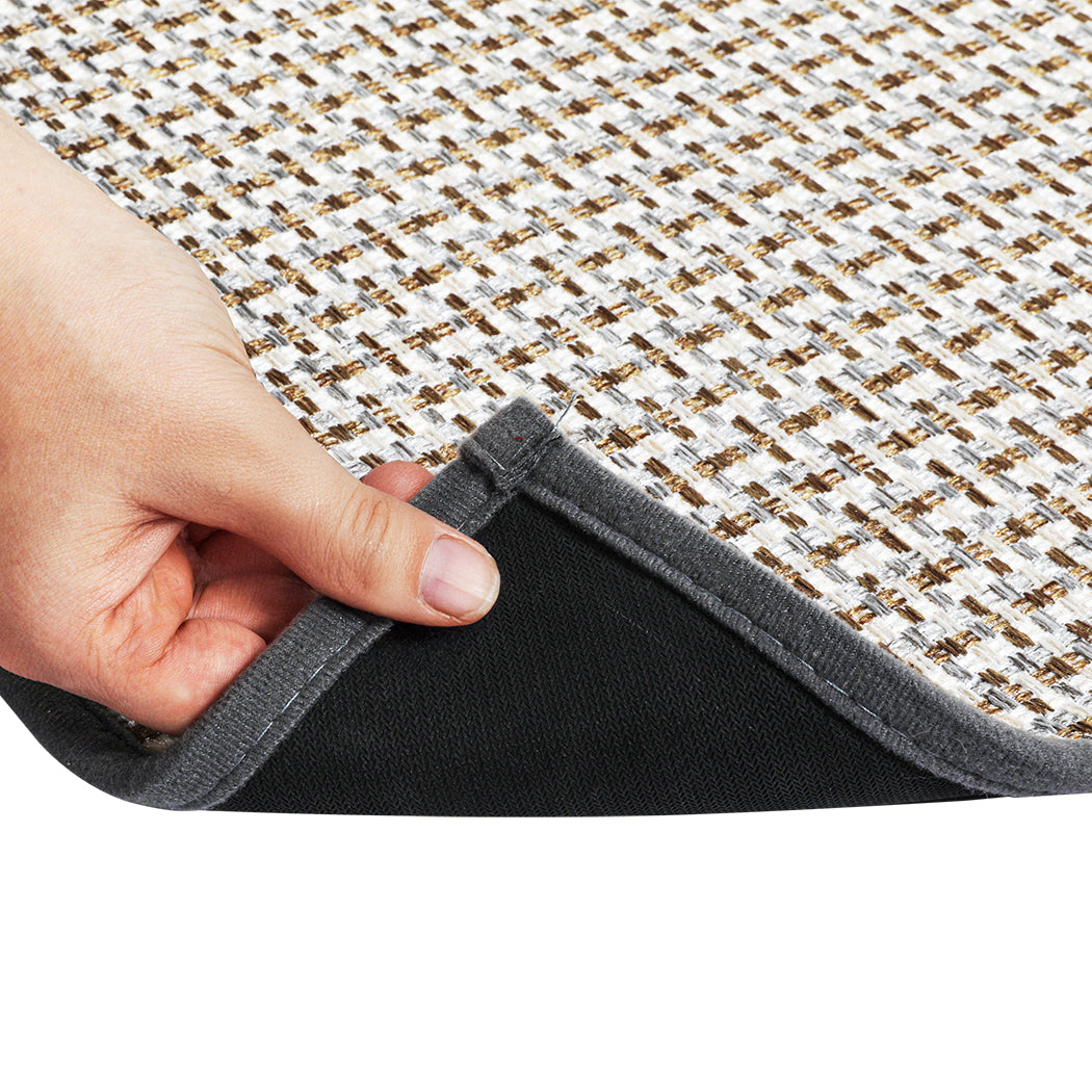 Marlow Kitchen Rug 2PCS Woven Non Slip Absorbent Grey-1954802460874903555