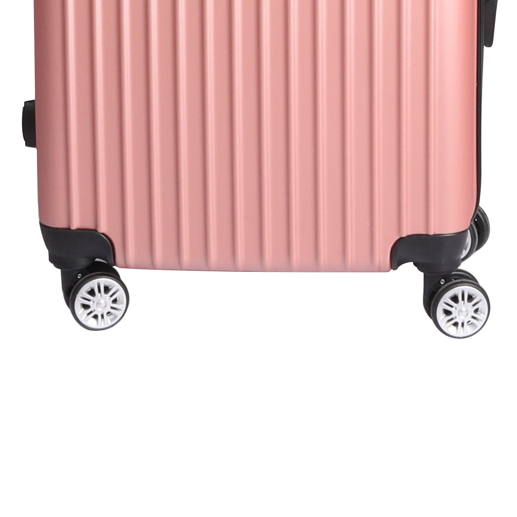 Slimbridge 28" Travel Luggage Suitcase Rose Gold-1954802640160428037