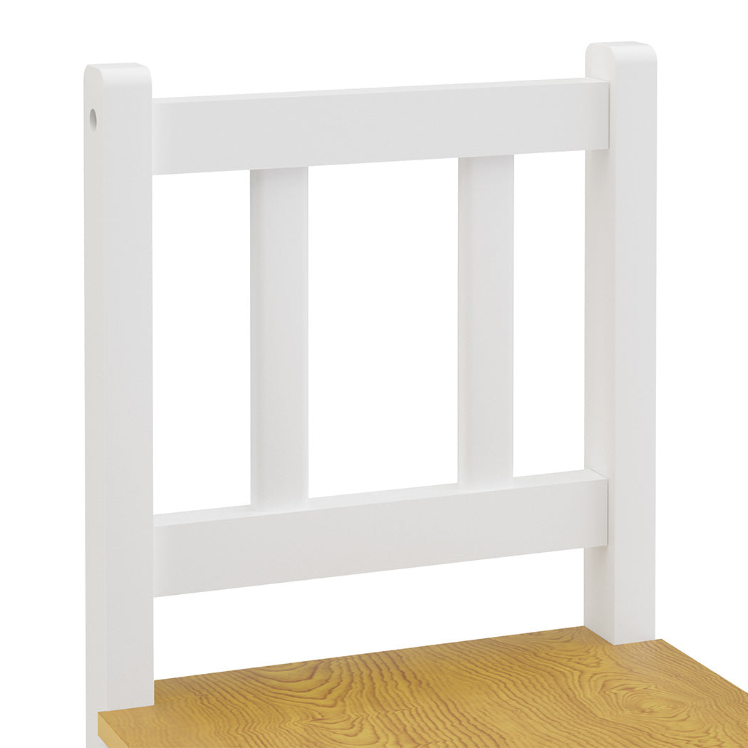 Bopeep Kids Table and Chairs Set Wooden 3PCS Study Play-1954802474082766853