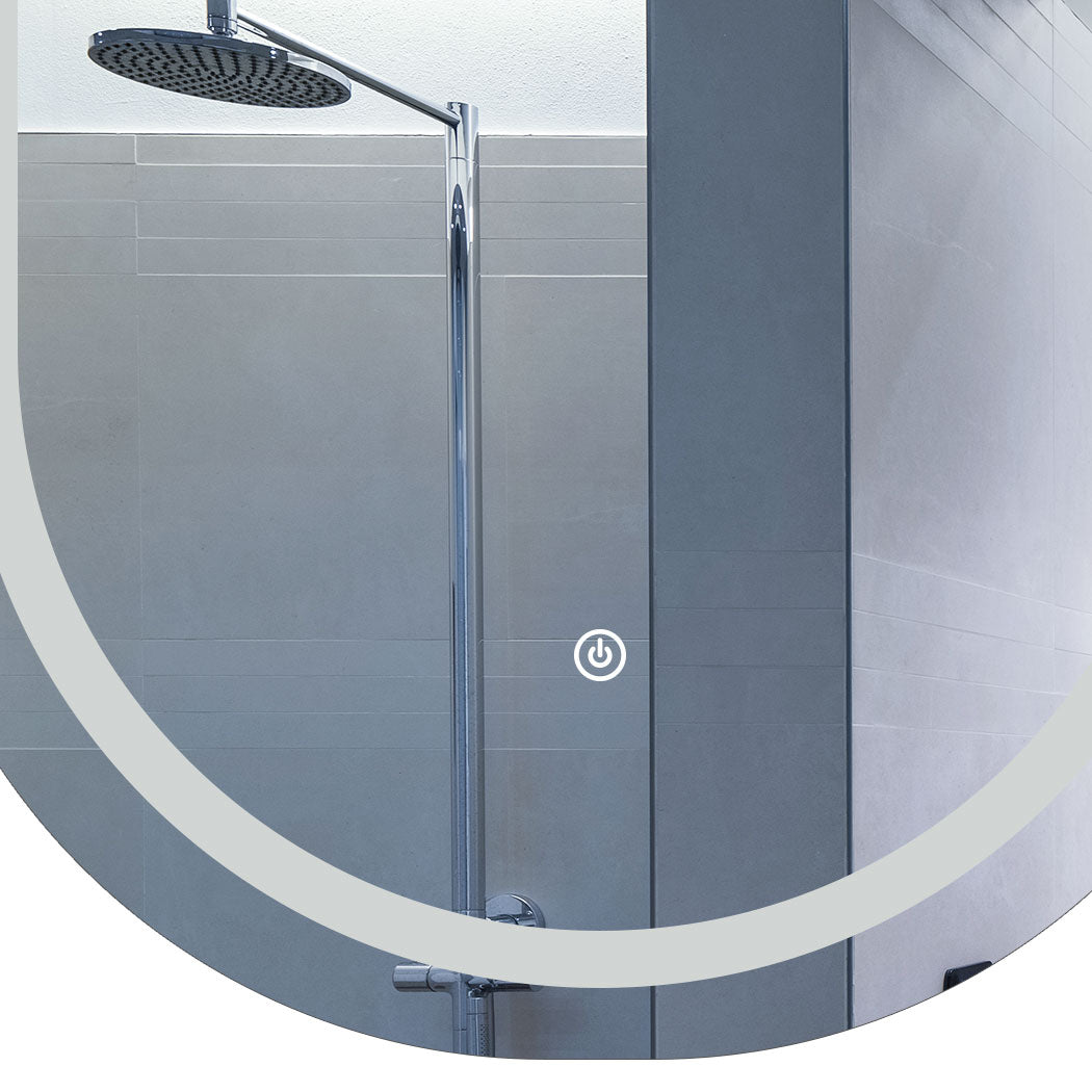 EMITTO LED Wall Mirror Oval Anti-fog 60x100cm-1910112985343463429