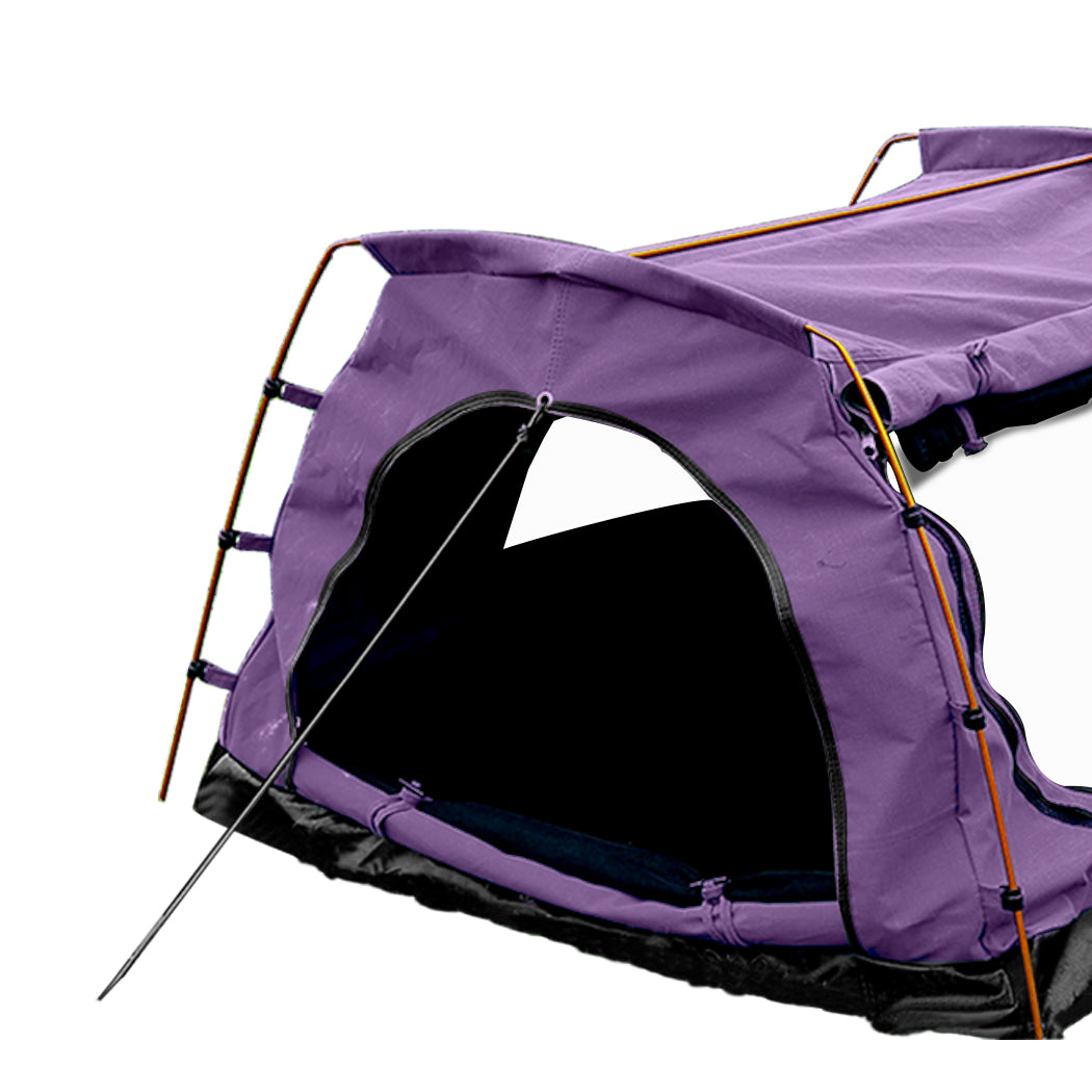 Mountview King Single Swag Camping Swags Purple-1919892856126967813
