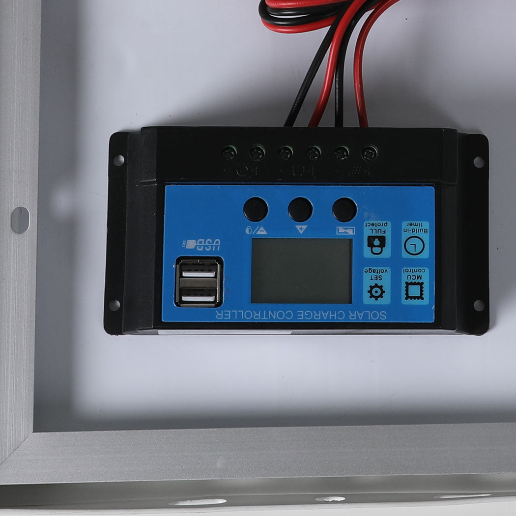 12V 10W Solar Panel Kit Mono Caravan-1954802612285083653