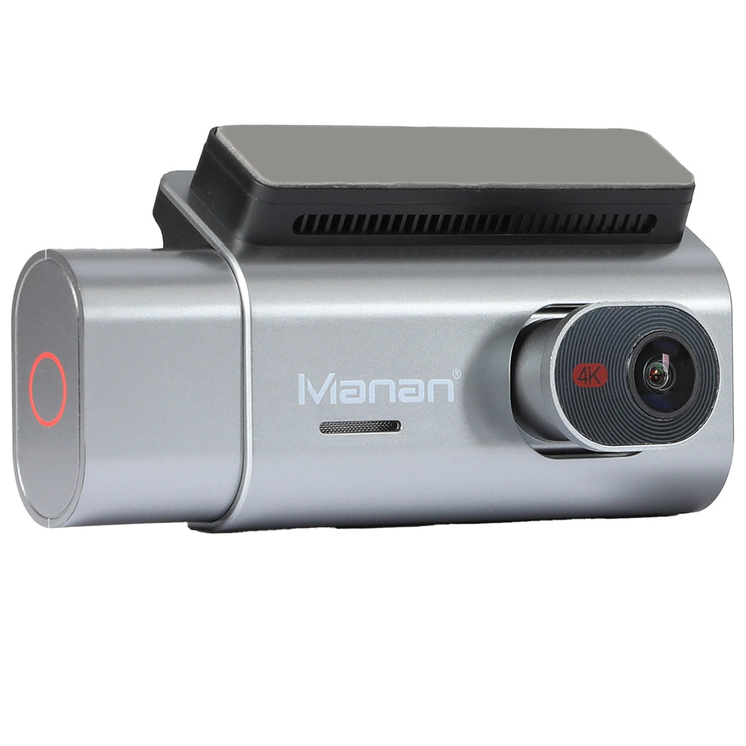 Manan 4K Car Dash Camera Front and Rear Wifi GPS 3 Lens-1954802341643423749