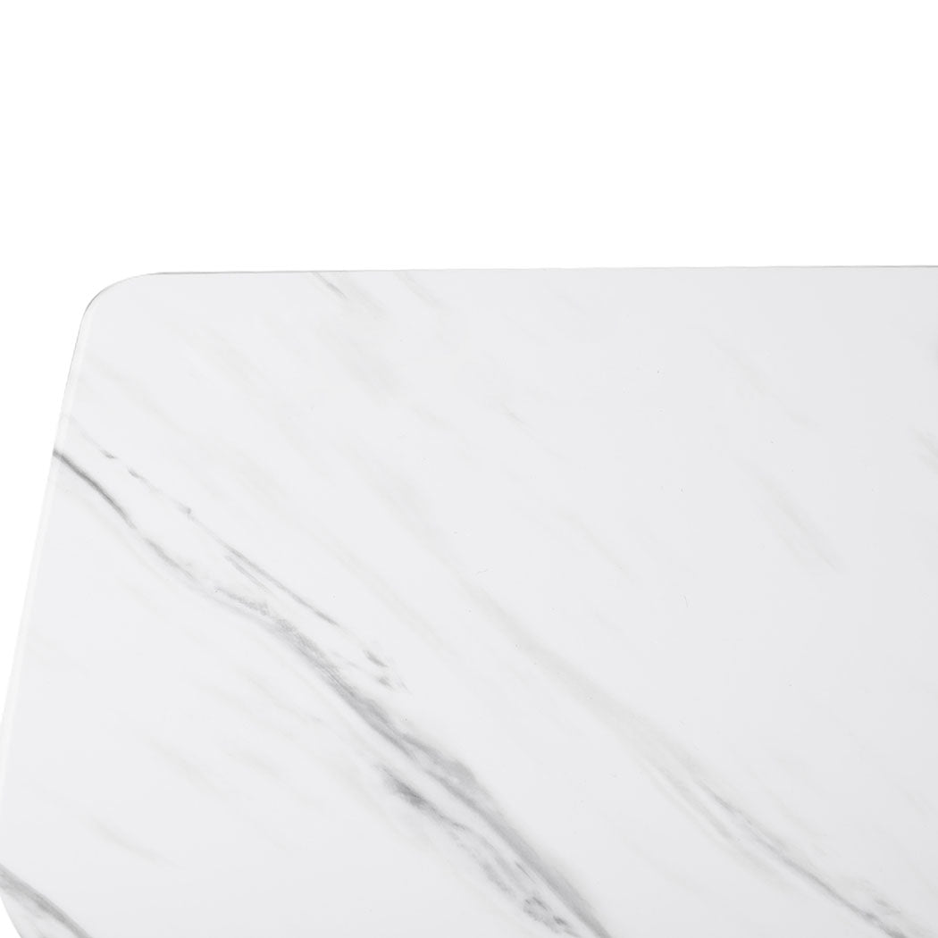 Levede Standing Desk Sofa Bed Side Table White No Slots-1954802681004560389