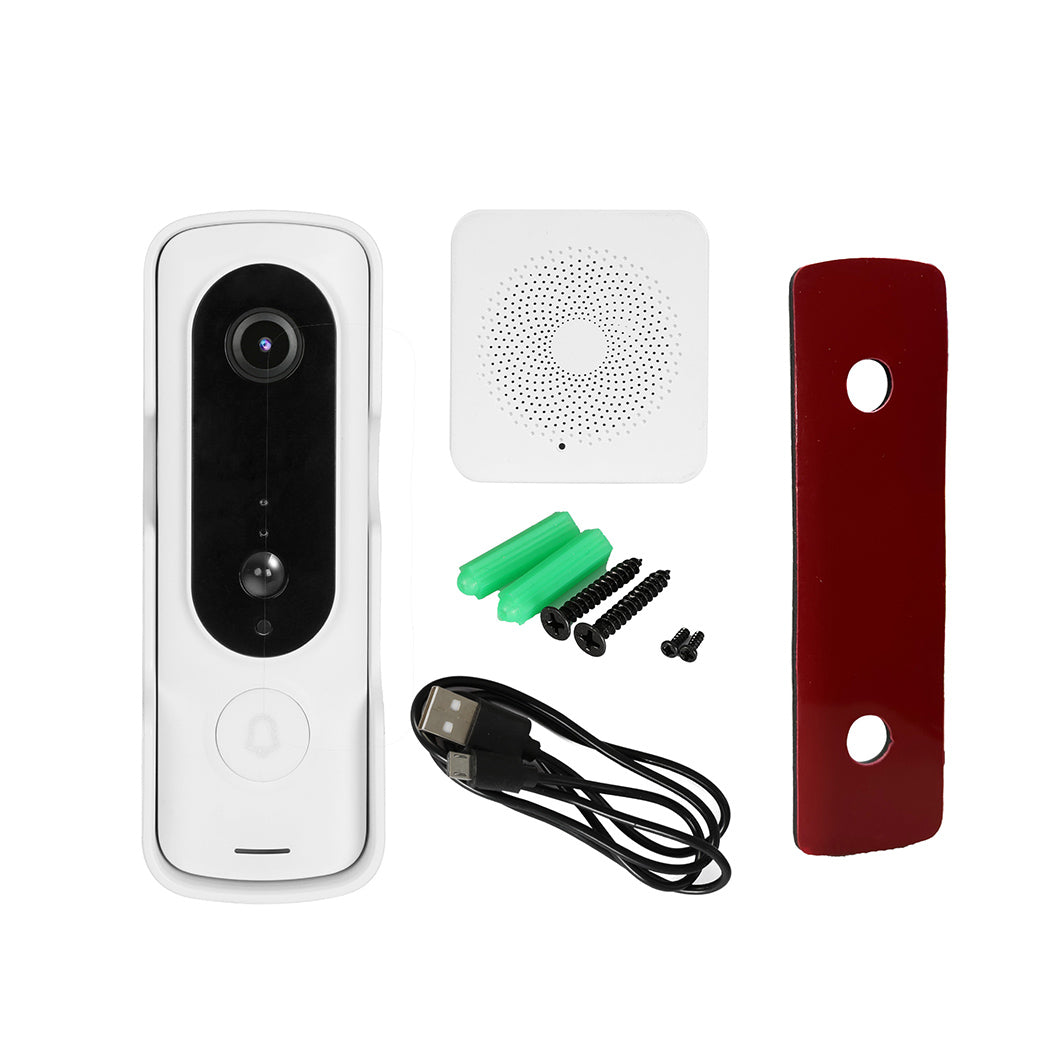 Wifi Doorbell Camera Wireless with 2 Indoor Chime-1910112334479757317