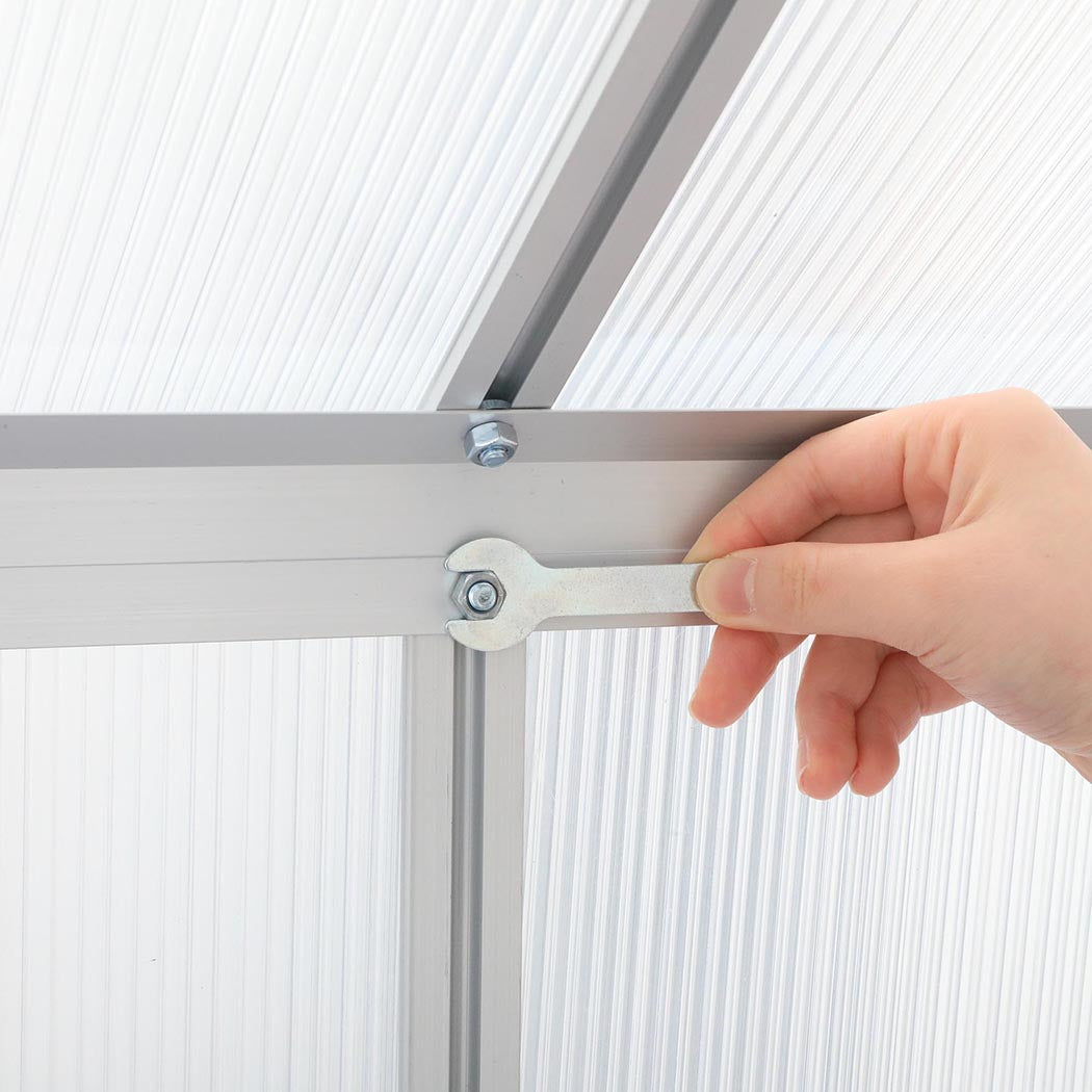 Lambu Greenhouse Aluminium Walk In Green-1910112313176887301