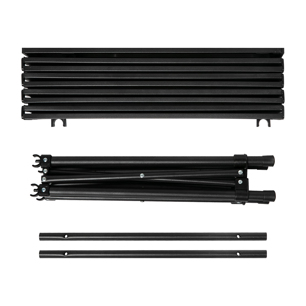 Levede Folding Camping Table Portable Black-1954802887104270341