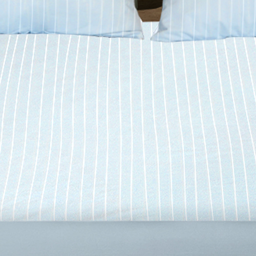Dreamz Double Mattress Protector Pillowcases Double Blue-1910112876966842373