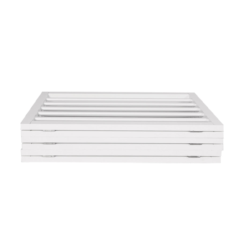 PaWz Wooden Pet Gate Dog Fence Safety White 100 Pack-1910112969287667717
