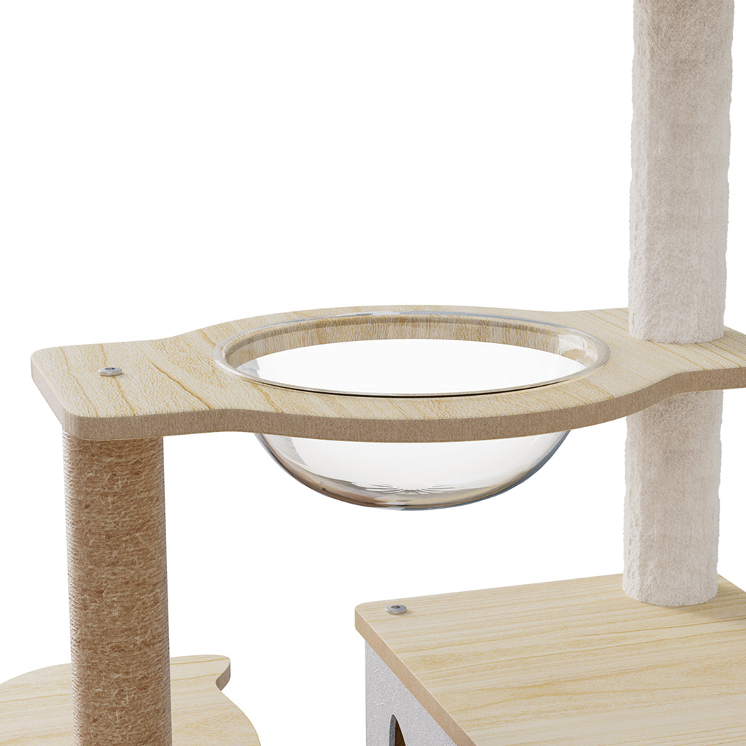 Pawz Cat Tree Tower Large Scratcher Condo House 160cm-1954802480843984901