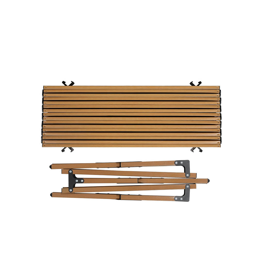 Levede Folding Camping Table Foldable Oak-1910112917198606341