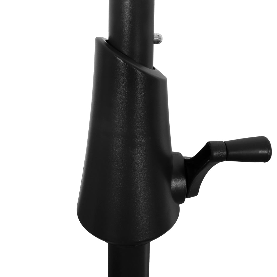 Centra 2.7M LED Outdoor Umbrella Base Stand Grey-1954802421616218117