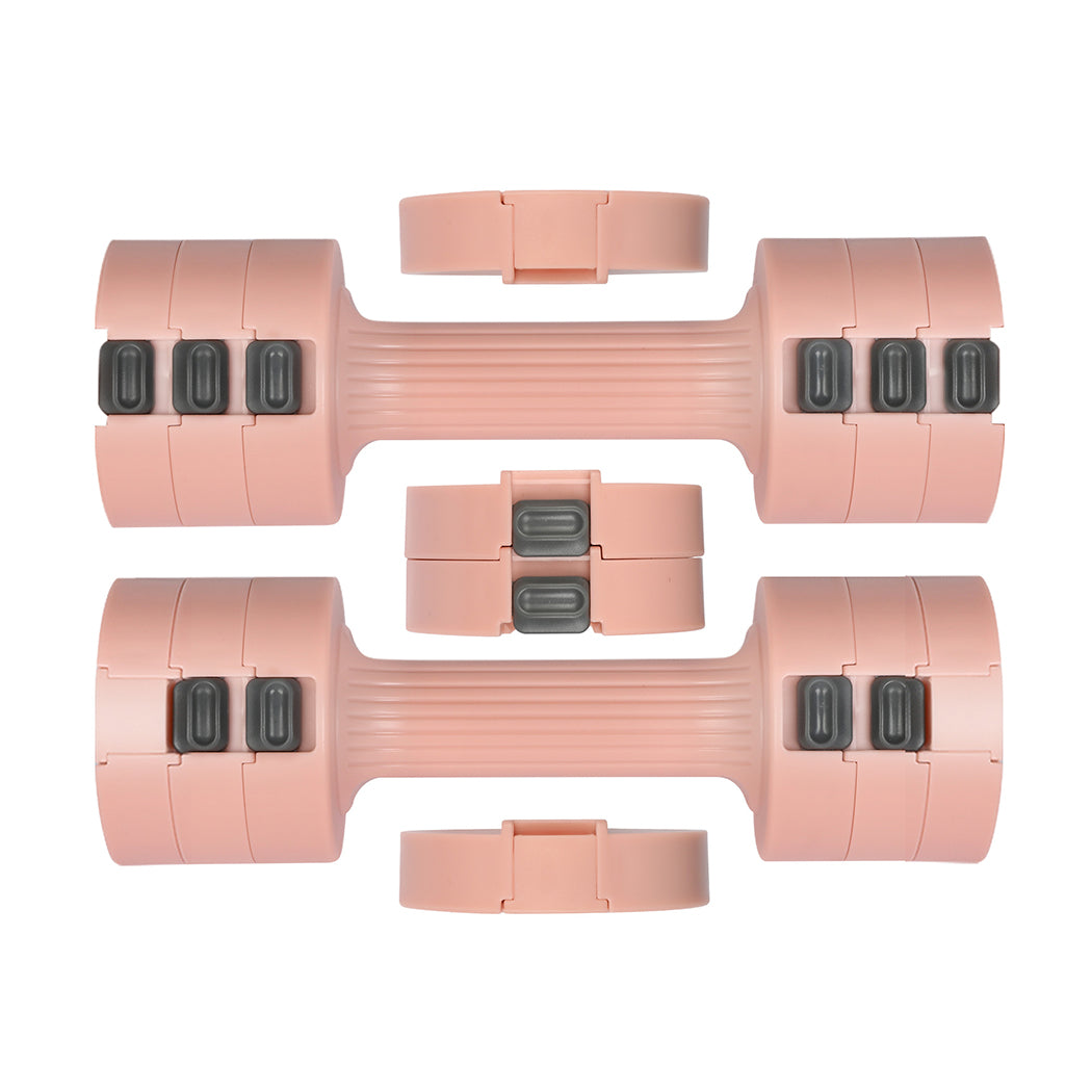 Centra A Pair Of 1KG To 5KG Dumbbells Pink-1954802366448537605