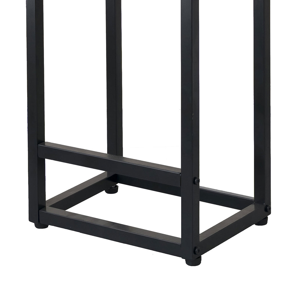 Levede 2X Bar Stools PU Leather Metal-1919892921822351365
