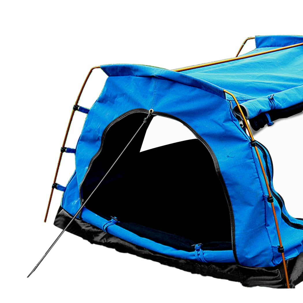 Mountview King Single Swag Camping Swags Blue-1954802648590979077