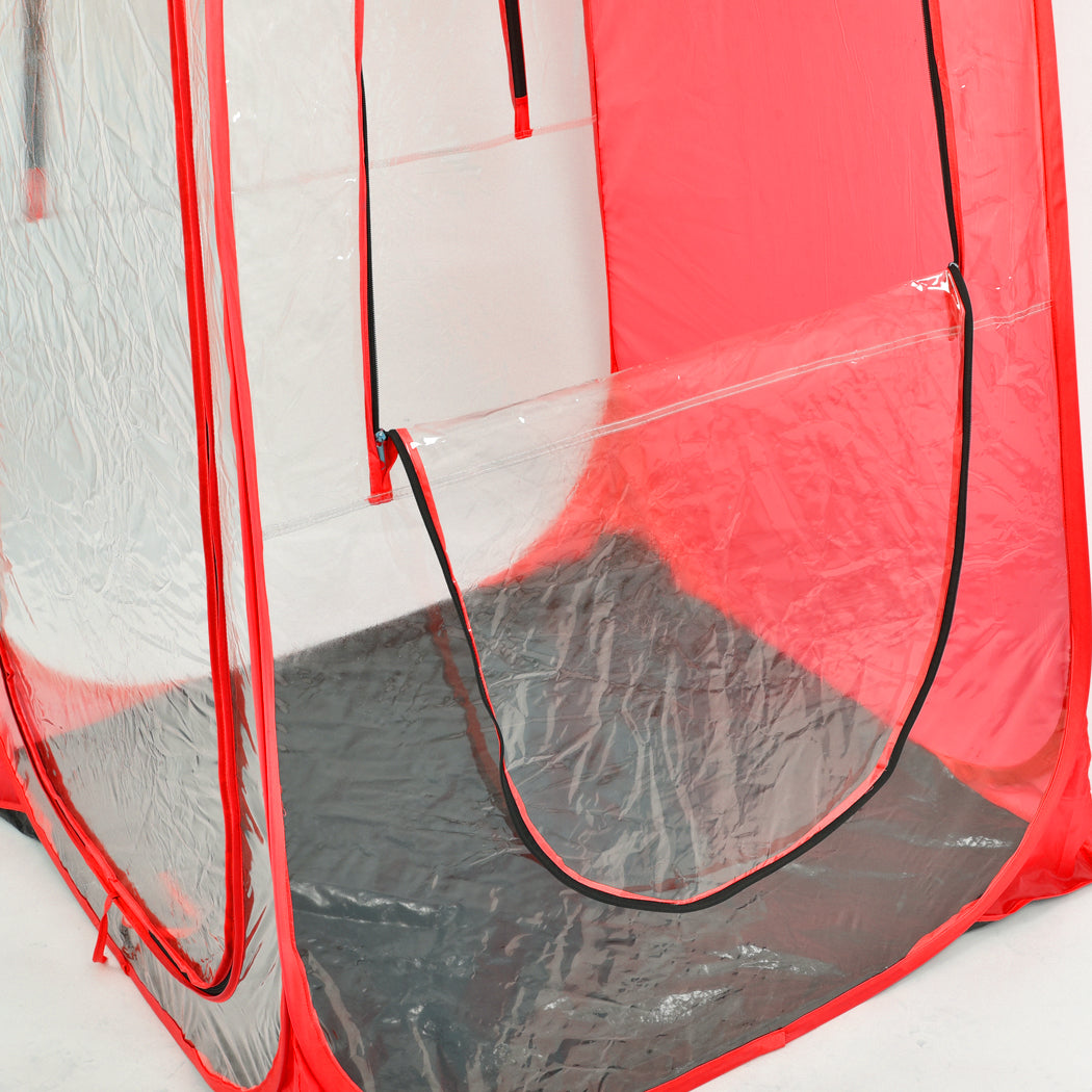2x Mountview Pop Up Tent Camping Weather Red-1954802643381653509