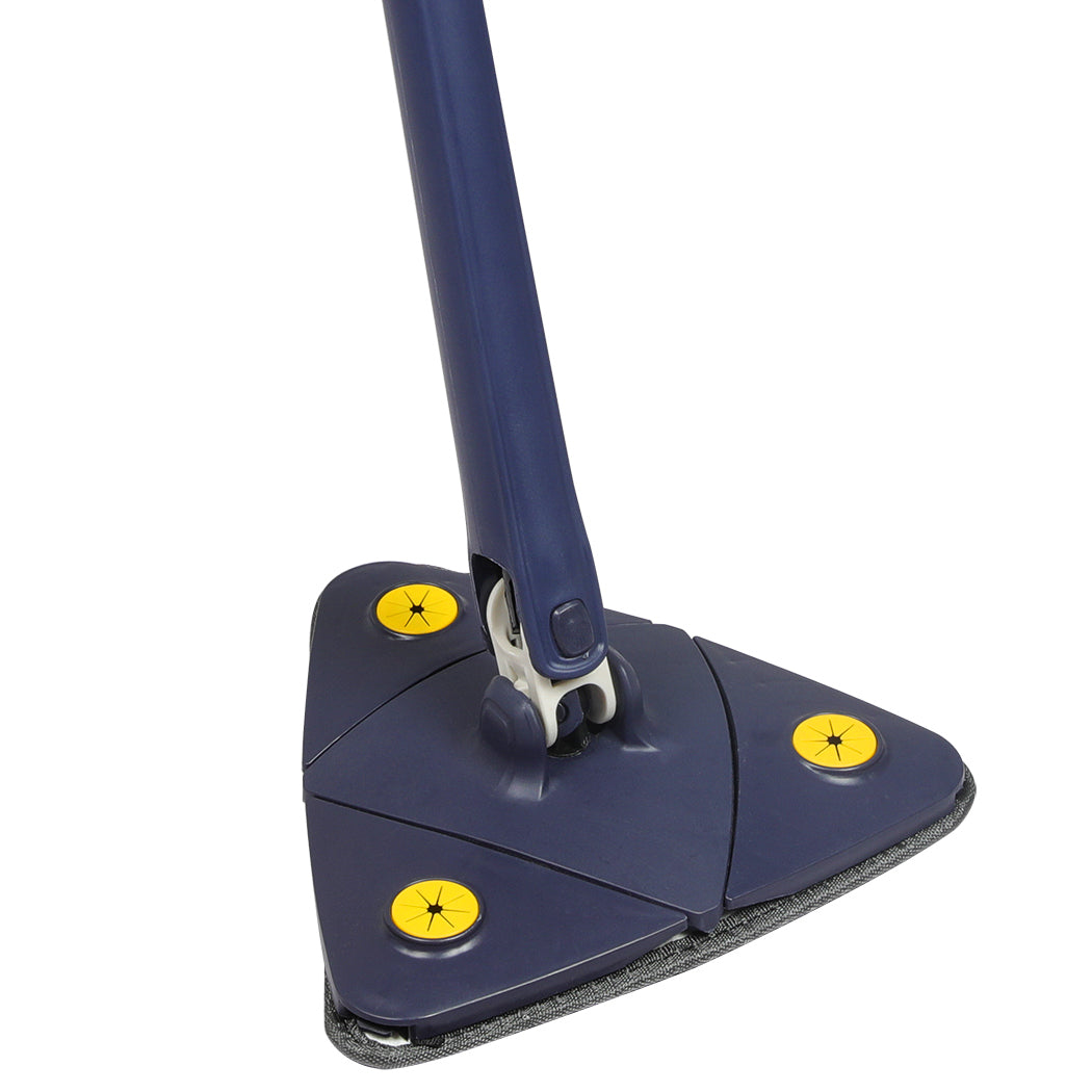 Cleanflo Cleaning Mop Dry Wet Triangle Blue-1910113307117883397