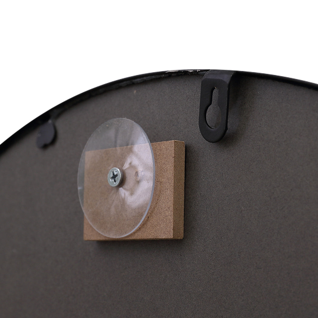 Wall Mirror Round Shaped Bathroom Makeup Small-1954802954624176133