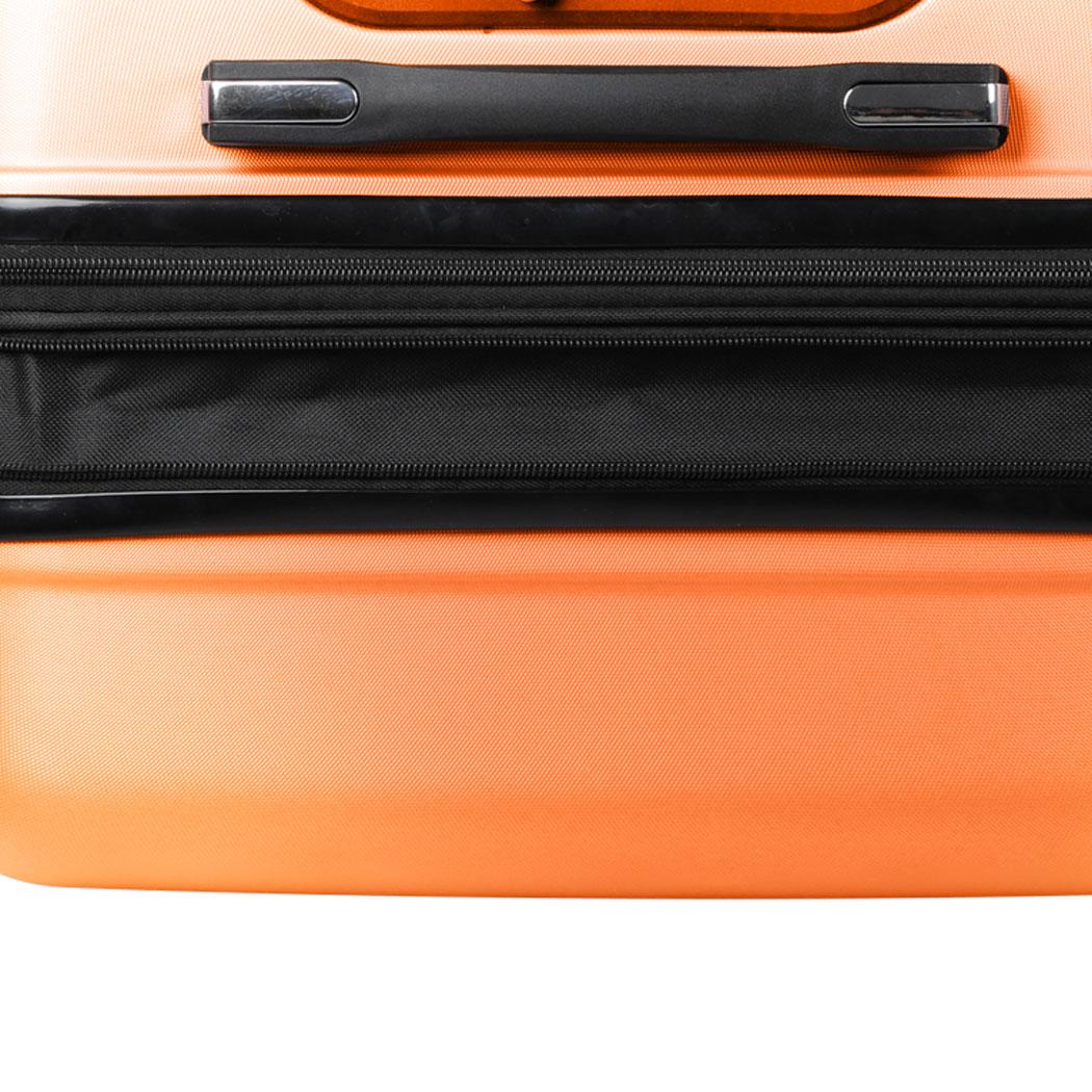 Slimbridge 24" Expandable Luggage Travel Suitcase Trolley Case Hard Set Orange