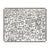Anyhouz Jacquard Weave Graffiti Throw Blanket Cozy Sofa Couch Bed Cover Outdoor Camping Mat Home Decor Tapestry with Tassel