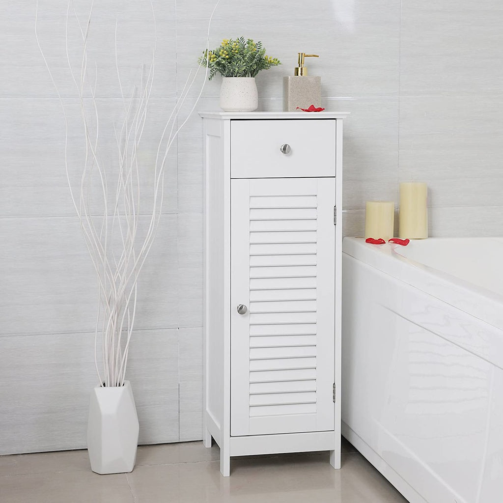 VASAGLE Floor Cabinet with Drawer and 1 Door