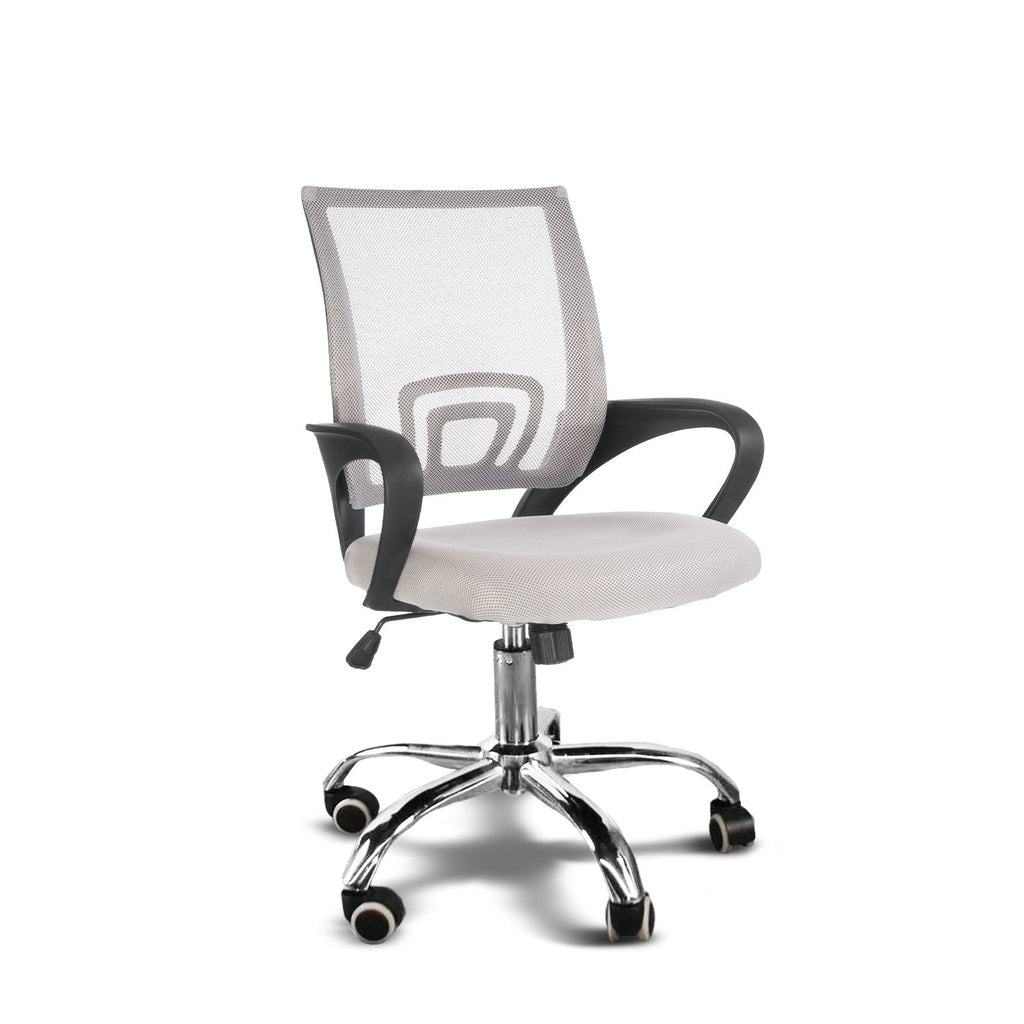 EKKIO Ergonomic Office Chair with Breathable Mesh Design and Lumbar Back Support (Grey)
