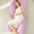 GOMINIMO Pregnancy/Maternity/Nursing Pillow with Pillowcase (Purple) GO-PP-102-BL