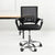 EKKIO Ergonomic Office Chair with Breathable Mesh Design and Lumbar Back Support (Black)