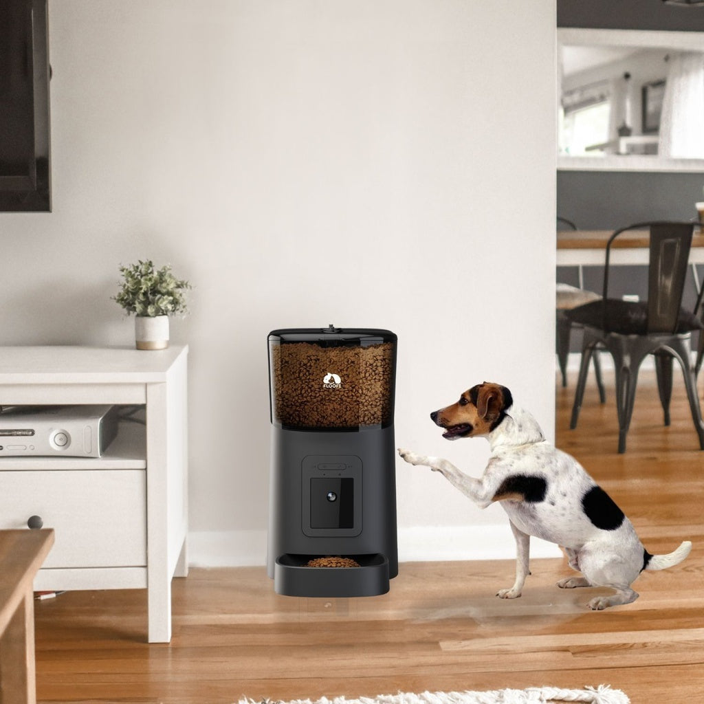 Floofi Automatic Smart Pet Feeder 6L - Black