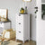 VASAGLE Floor Cabinet with 3 Drawers White