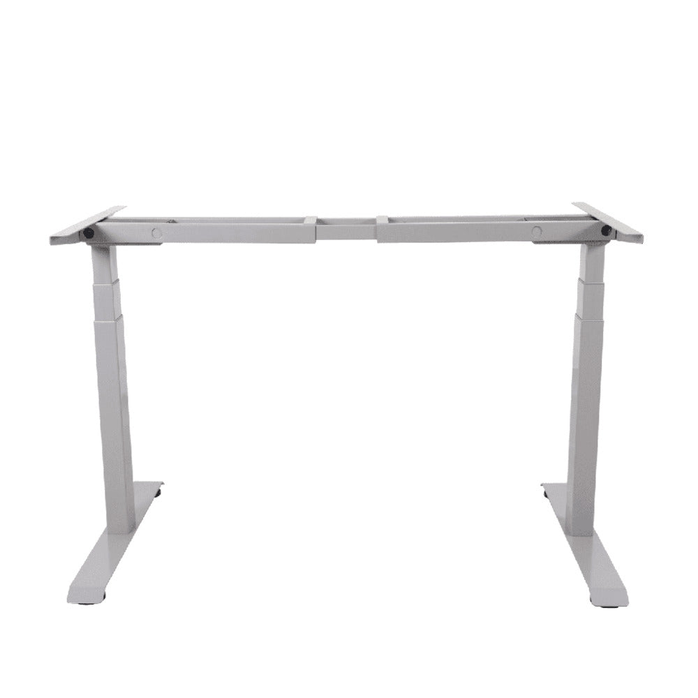 EKKIO Adjustable Two Leg Stand Desk Riser Frame Only (Grey)