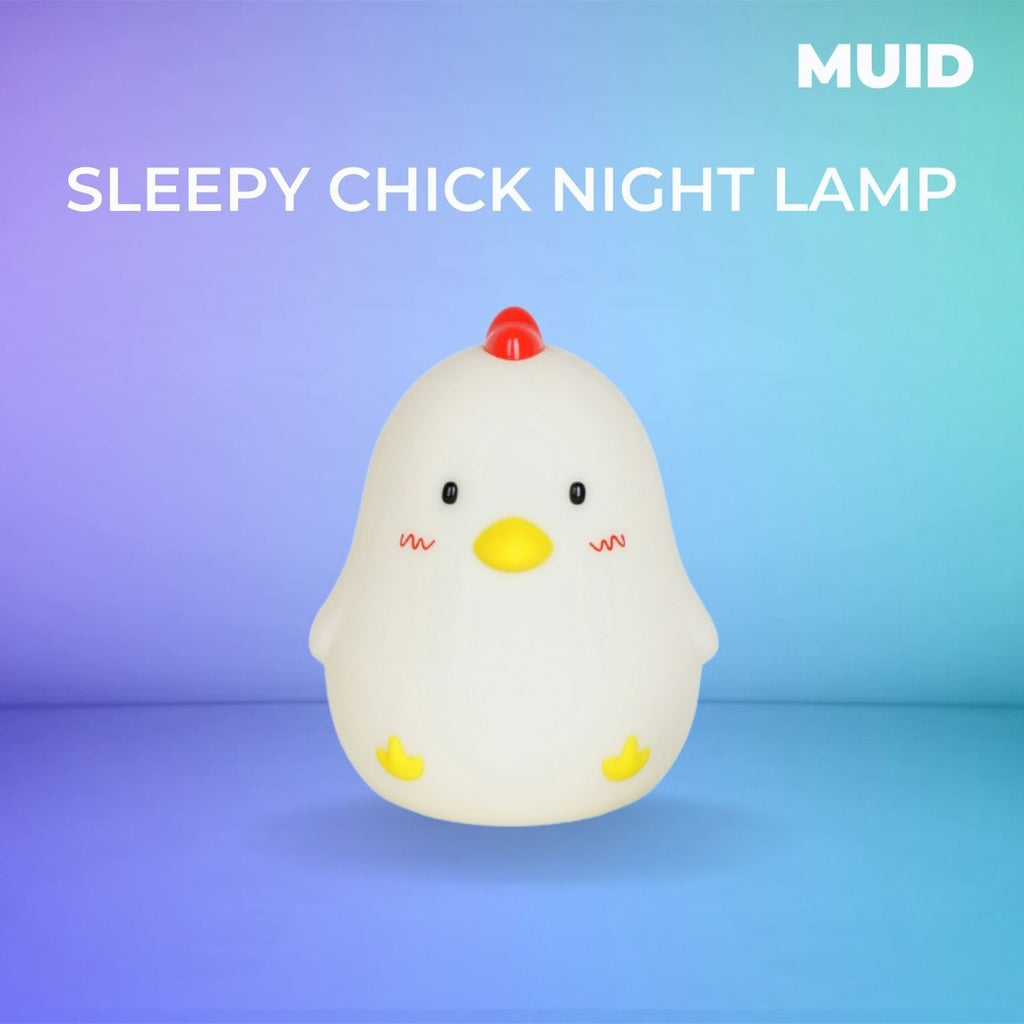 MUID Sleepy Chicken LED Rechargeable Bedside Function Night Lamp