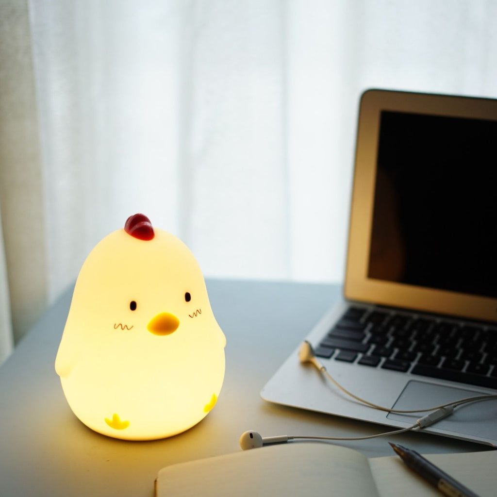 MUID Sleepy Chicken LED Rechargeable Bedside Function Night Lamp