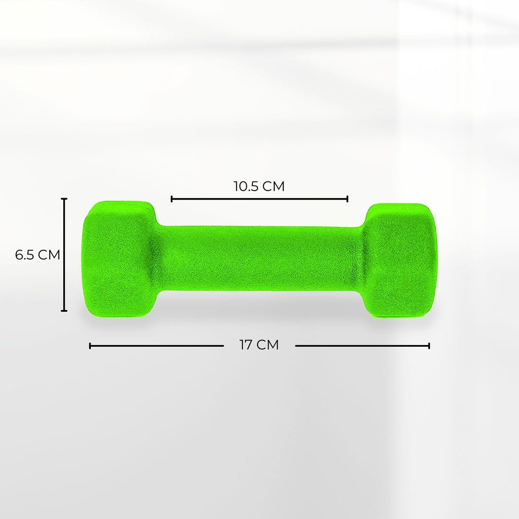 VERPEAK Neoprene Dumbbell 2kg x 2 (Green)