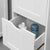 VASAGLE Floor Cabinet with 3 Drawers White