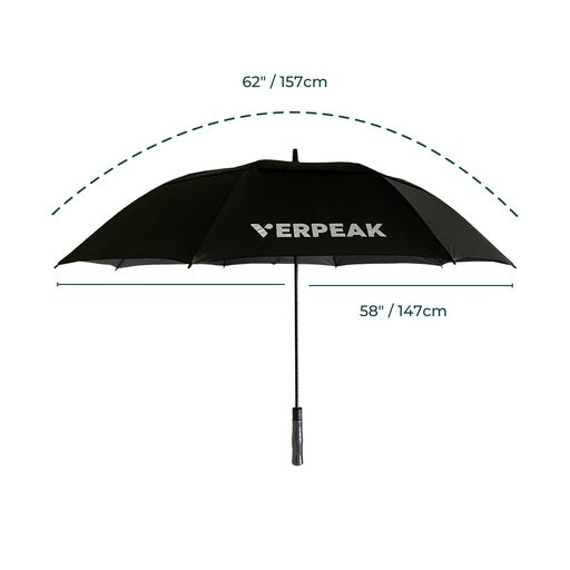 VERPEAK Golf Umbrella 62" Black