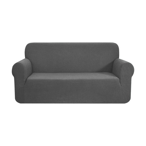 GOMINIMO Velvet Sofa Cover 3 Seater (Grey)
