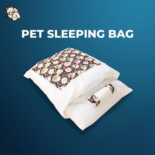 Floofi Pet Sleeping Bag Fortune Cat Design L