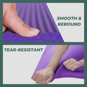 VERPEAK NBR Yoga Mat 1.5CM (Purple)