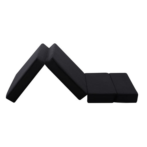GOMINIMO 4 Fold Folding Mattress Black Air Mesh