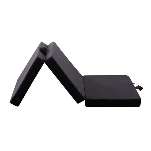 GOMINIMO 3 Fold Folding Mattress Single Dark Grey