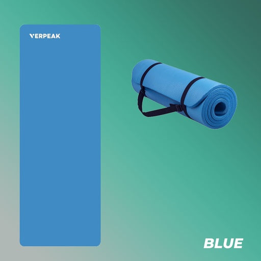 VERPEAK NBR Yoga Mat 1.5CM (Blue)
