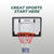 VERPEAK Basketball Hoop Stand 2.1M - 2.60M (White)