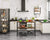 VASAGLE Kitchen Shelf with Large Worktop